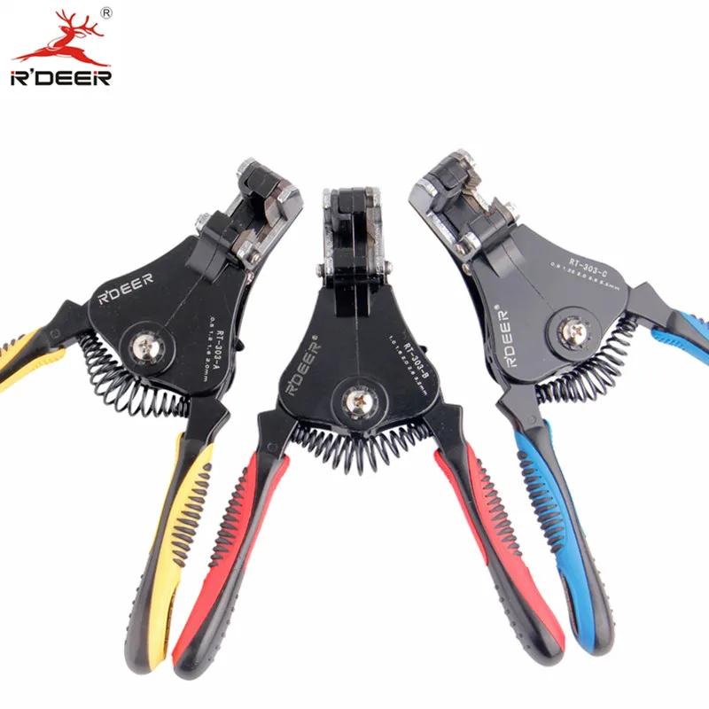 

RDEER 0.5-5.5mm Wire Stripper Pliers Crimping Tool Cable Stripping Wire Cutting Multitool Automatic Electrician Hand Tools
