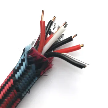 

LXJ093 Pure Copper + Tin shielded Speaker cable + Braid shield bulk speaker cable sell per 1m