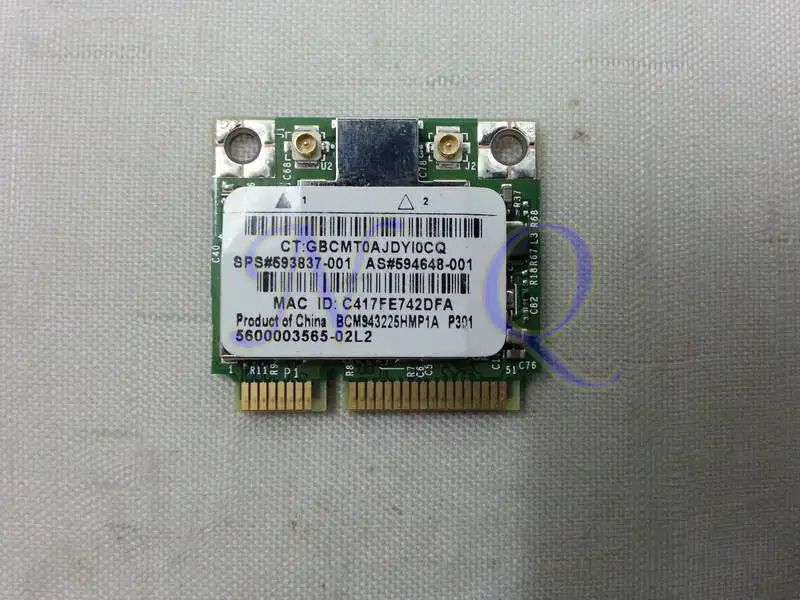 Новые оригинальные Wirless для HP ноутбука bcm943225 SPS: 593837-001 как: 594648-001