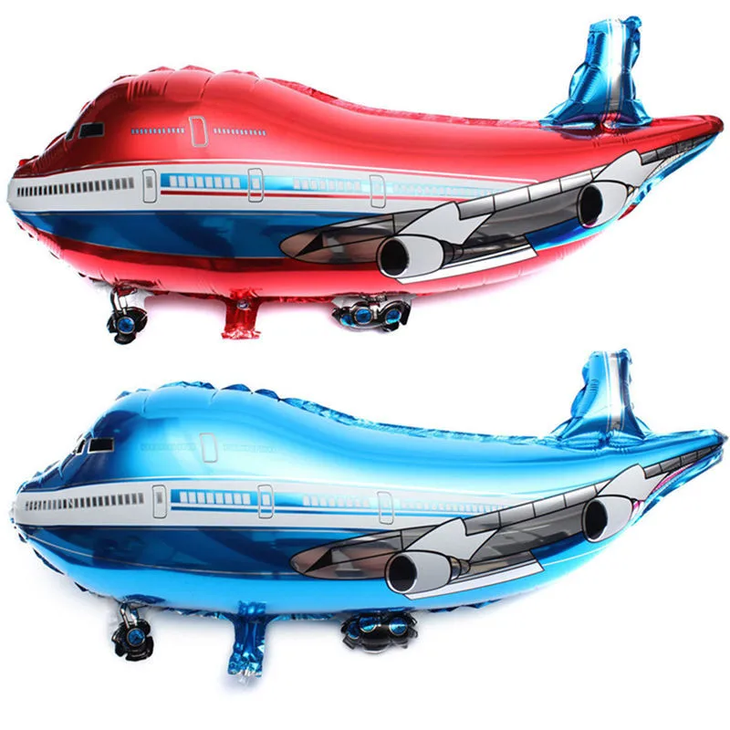 10 Pcs/Set 31 inch Flying Plane Shape Balloon Airplane Foil Helium