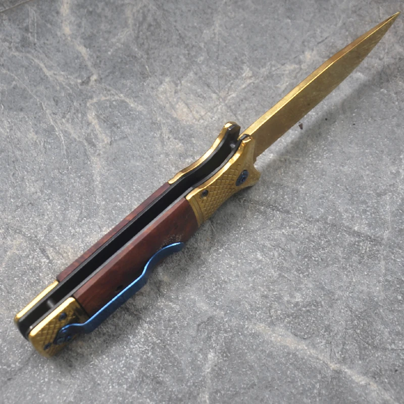 Брендовый топ Складной нож 3Cr13 лезвие+ палисандр ручка тактический нож карманный инструмент для кемпинга быстро открытый охотничий нож ножи для выживания