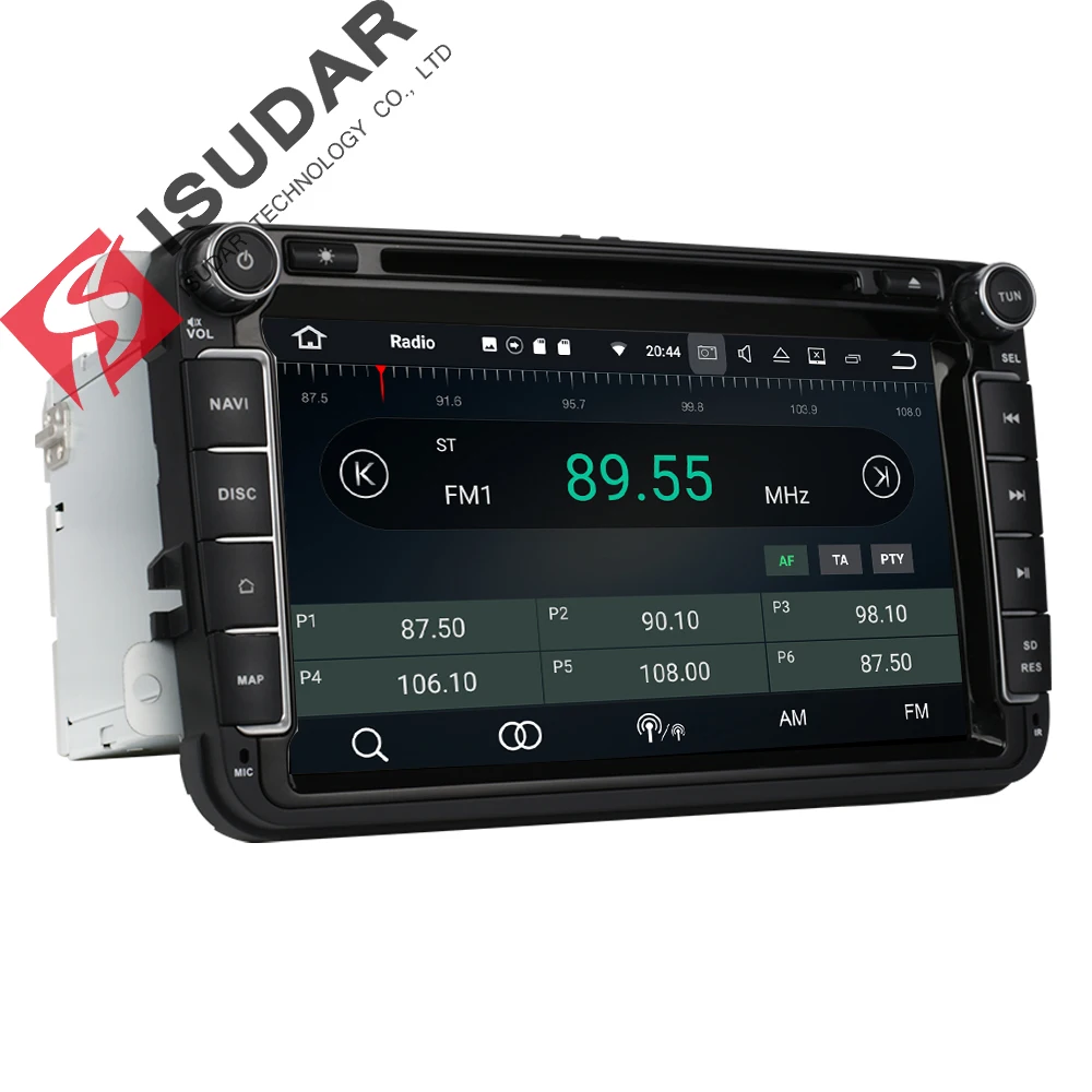 Android 7.1 8 Inch Car DVD Player For VW/Volkswagen/POLO/PASSAT/Golf/TOURAN/SHARAN Quad Core Wifi 3G USB GPS Navigation Radio