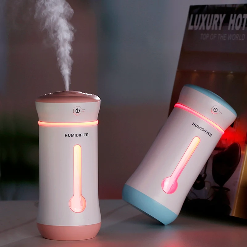 

300ML USB diffuser Colorful humidifier creative mini mute humidifier air humidifier with LED night light USB fan Drop Shipping