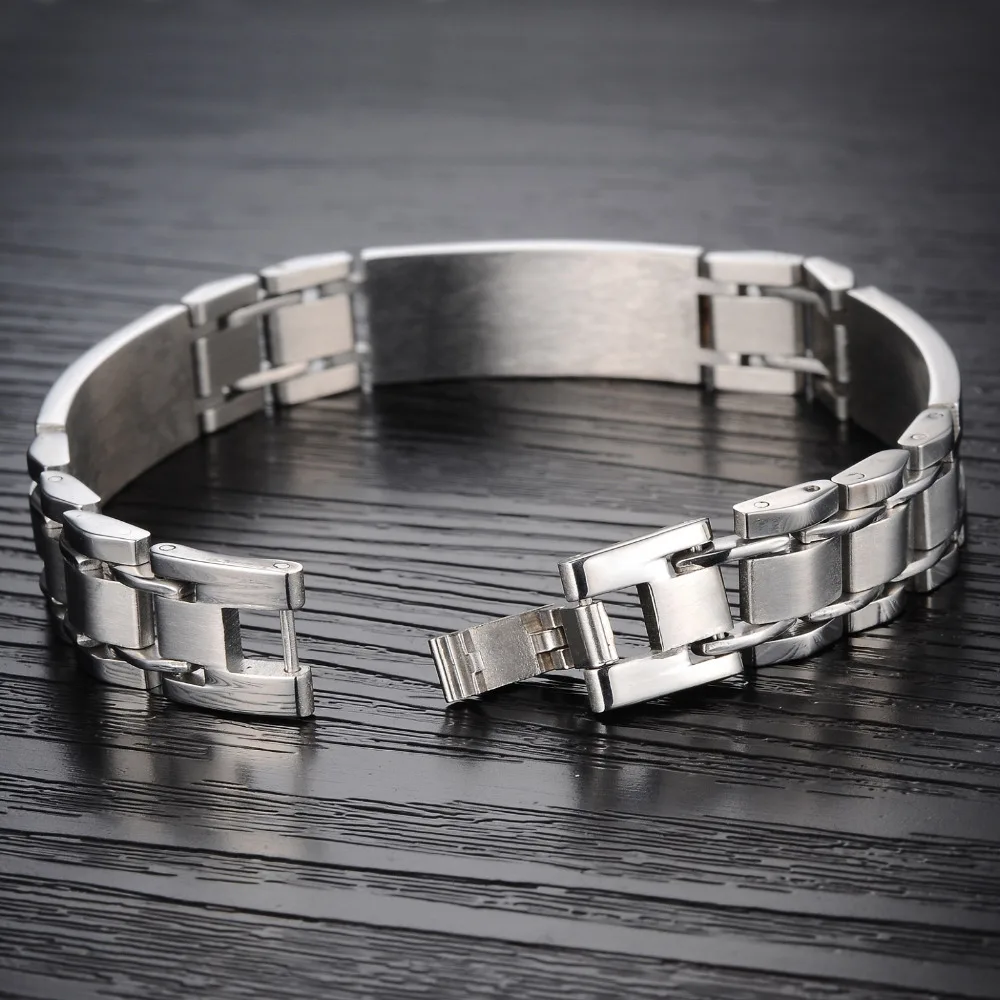 Fate Love Punk Men Jewelry Titanium Stainless Steel Bracelet Personality Bangle adjustable Chain For Men Bracelets&Bangles FL741