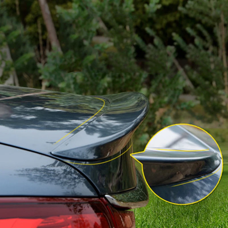 

SHCHCG For Mazda 6 M6 Atenza 2014 2015 2016 High Quality ABS Plastic Unpainted Primer Tail Wing Rear Trunk Spoiler Decorative