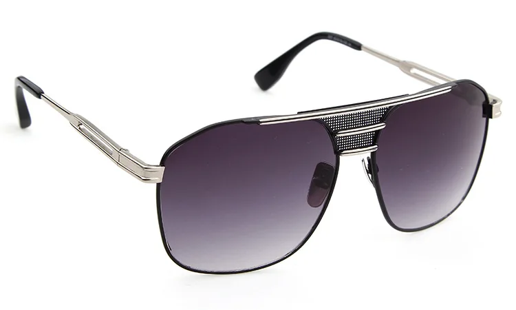 LVVKEE 2107 новые роскошные квадратные солнцезащитные очки для женщин/для мужчин, есть большие негабаритные солнцезащитные очки, фирменный дизайн женские металлические UV400 оттенки солнцезащитные очки - Цвет линз: C1