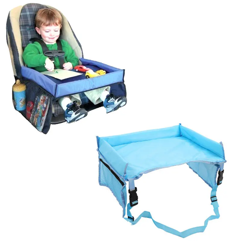 Siège de voiture pour enfants | Plateau poussette, jouet de nourriture, support d'eau, Table Portable pour voiture, nouvelle collection, Table de rangement