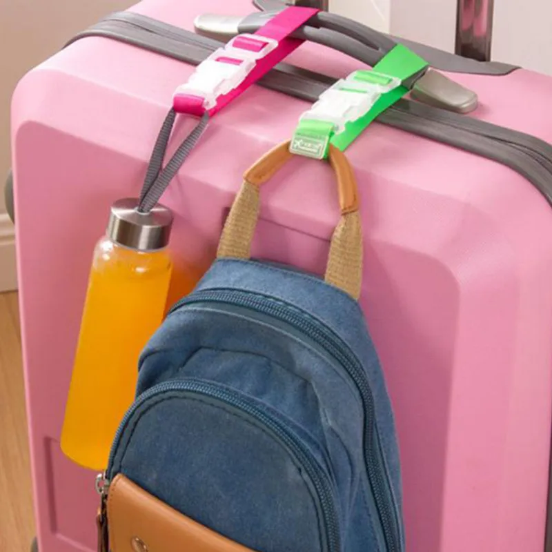 Ремень для путешествий против потери зажим для сумки для крепления этикеток ремень для багажа Сумка для чемодана рюкзак фиксированная Вешалка застежка-пряжка