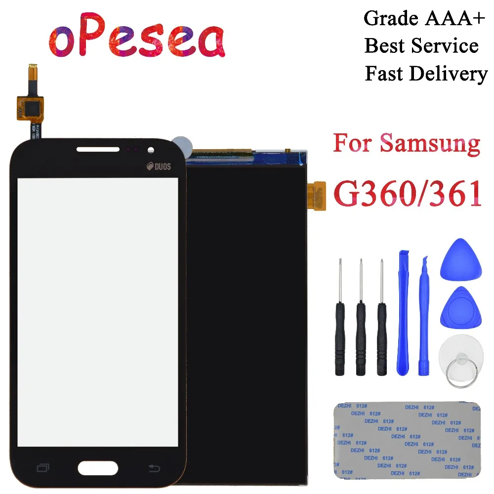 OPesea для Samsung Galaxy Core Prime G360 G360H G361 G361H G361F ЖК-дисплей с сенсорным экраном дигитайзер