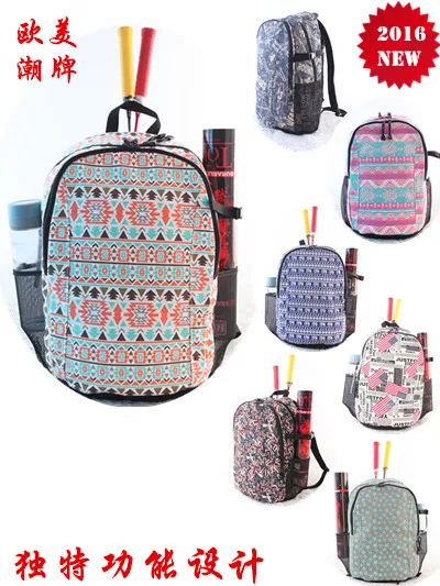 

Package post new design canvas environmental protection badminton backpack