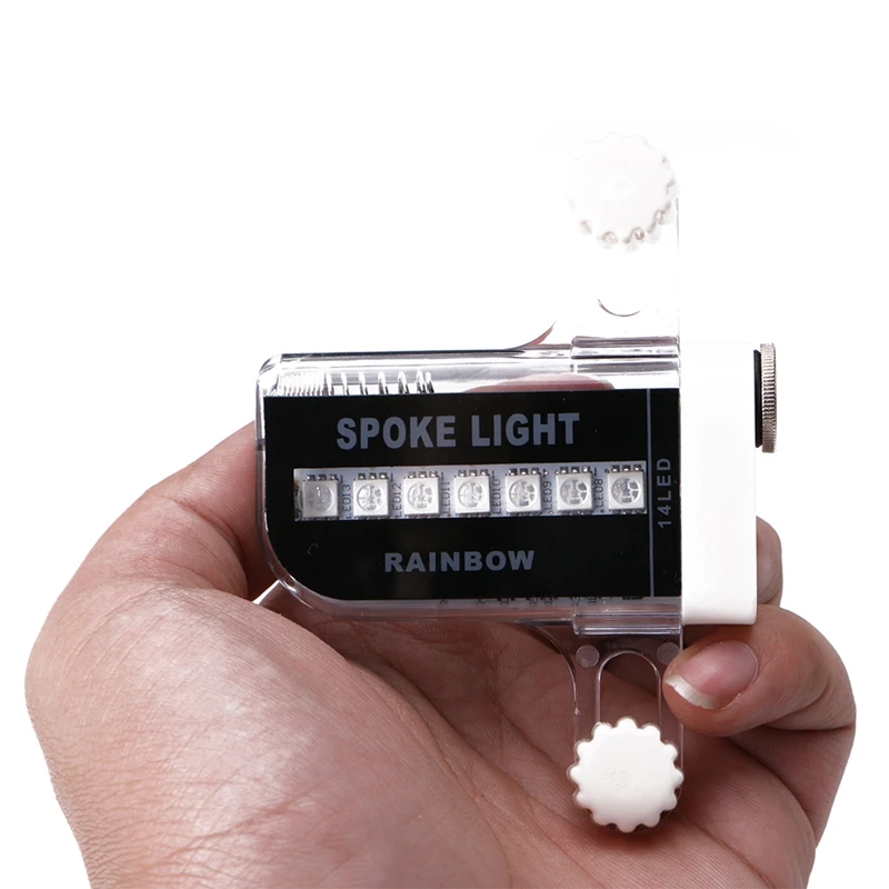 

14 LED Motorcycle Cycling Bicycle Bike Wheel Signal Tire Spoke Light 30 Changes