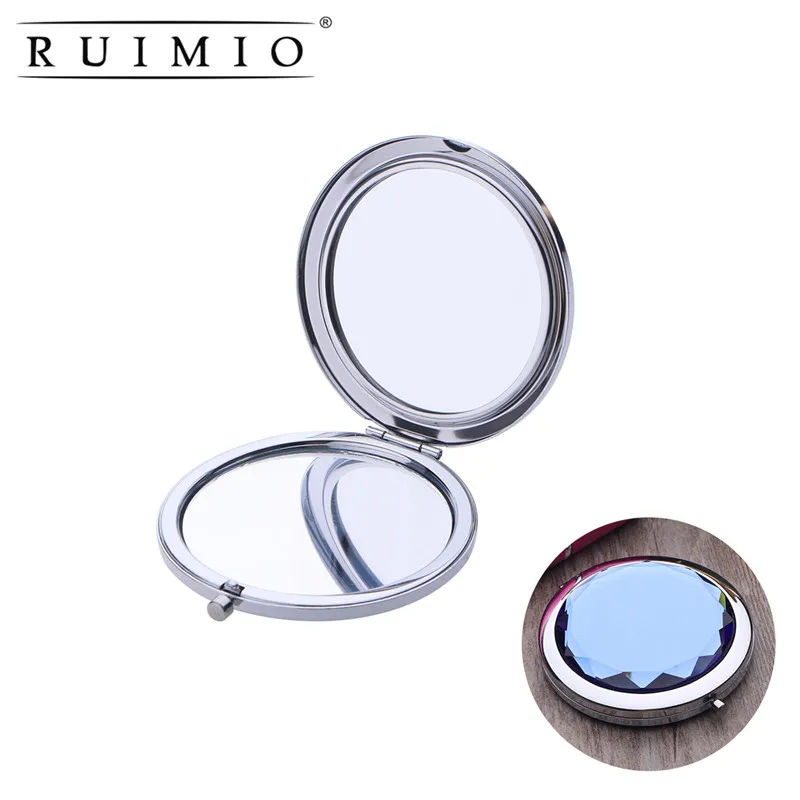 RUIMIO Portable Foldable Pocket Metal Makeup Compact Mirror Cosmetic Mini Beauty Normal