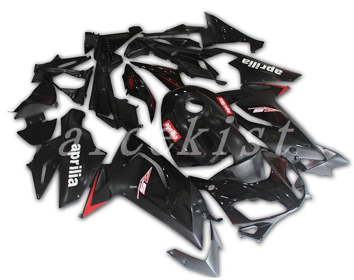 ABS Полный комплект обтекателя+ бак крышка подходит для Aprilia RS125 06 07 08 09 10 11 RS 125 2006 2011 Обтекатели на заказ черный цвет