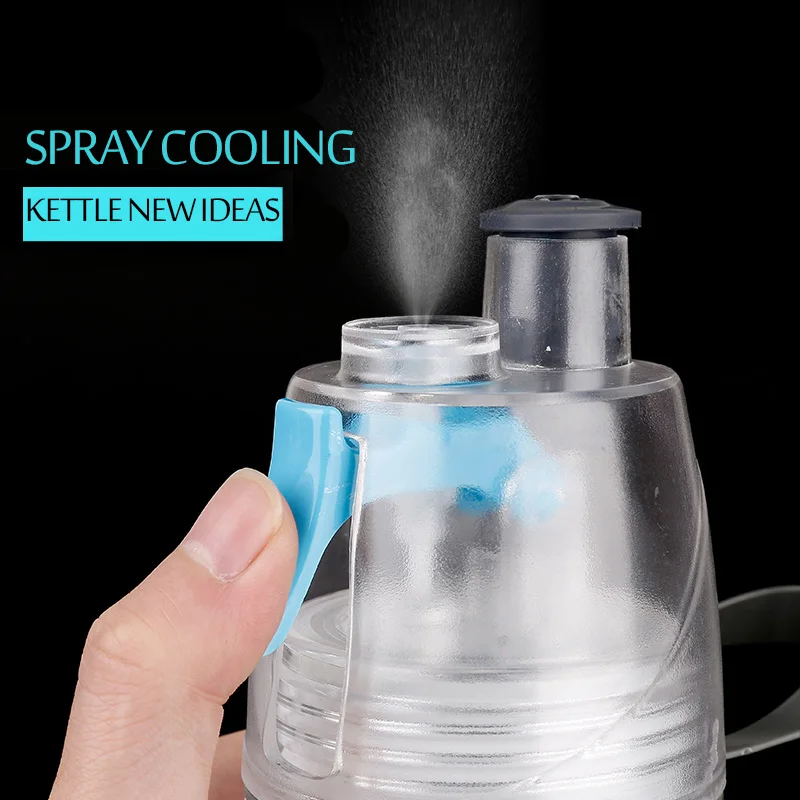 ذات الطابقين الرياضية شرب رذاذ المياه زجاجة العزل البارد دراجة خارجية دراجة الدراجات التنزه زجاجة مياه للجيم 301-0482