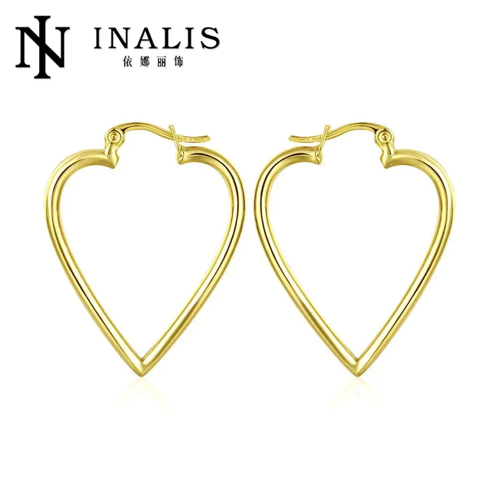 

INALIS New Fashion Charm Women's Clip Earrings Leave shape Classic Rhinestone Crystal Earrings with Stone Brincos E1058-A