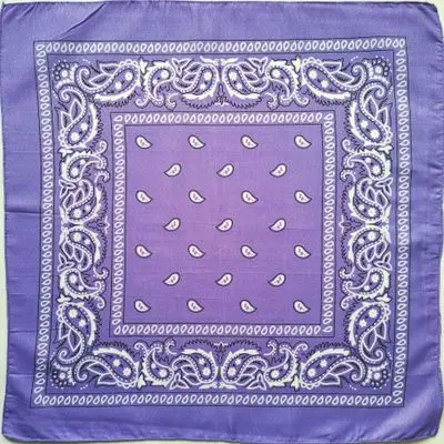 Polyester paisley Square Punk Hip Hop Bandana Neckerchief Headwear/Hair Band Scarf Neck Wrist Wrap Band Headtie for Men best scarves for men Scarves