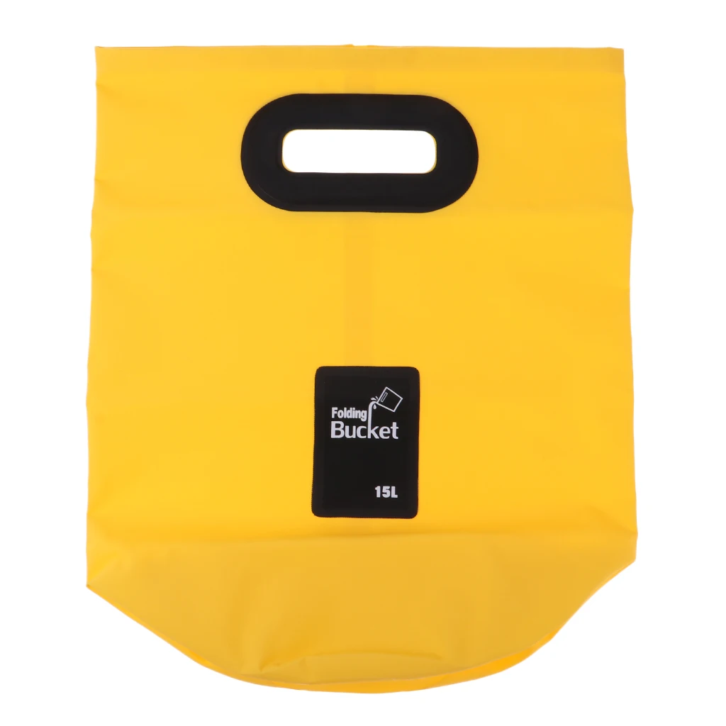 Foldable Camping Bucket Trash Can Living Room Garbage Bin Washing Laundry Picnic Lunch Bags For Women Kids 