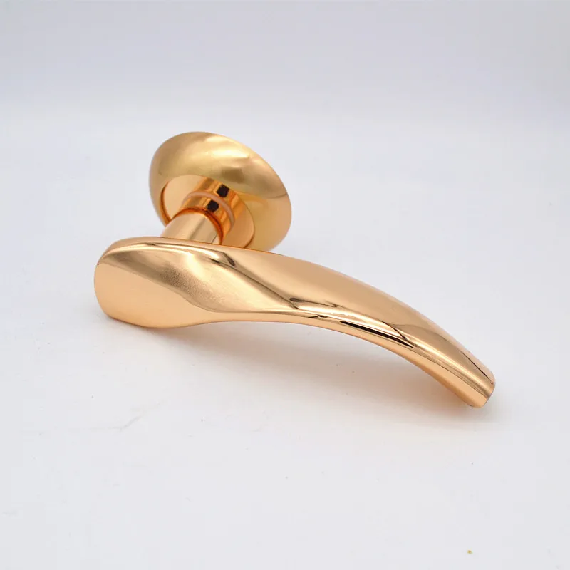 

High Quality Gold Mechanical Lock Interior Door Handles Interior Door Lock for Bedroom