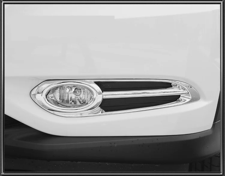 Внешние аксессуары для автомобиля для укладки волос, пригодный для Honda hr-v HR-V Vezel автомобиля передняя противотуманная фара Автомобильная Противо-Туманная лампа отделка C324
