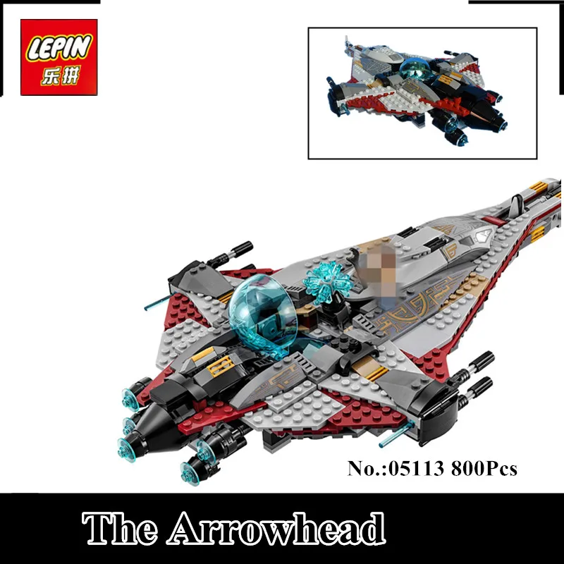 

IN STOCK LEPIN 05113 800Pcs Genuine Series The Arrowhead Set Educational Building Blocks Bricks Toys Model Gifts 75186