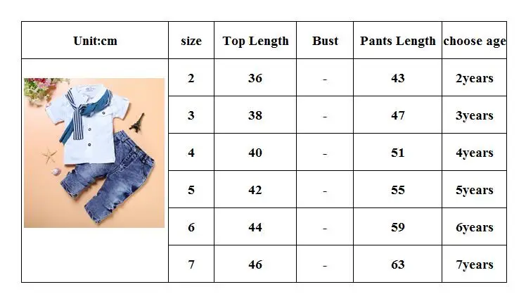 Одежда для маленьких мальчиков повседневная футболка+ шарф+ джинсы комплект детской одежды из 3 предметов, летний детский костюм для 2-7 лет