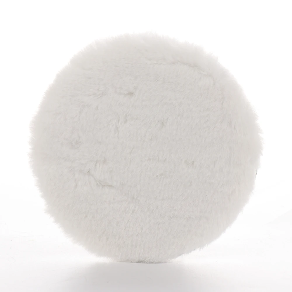 

6 Inch Hook & Loop Wool Polishing Wheel For Car Motorcycle Paint Waxing Furniture Buffing Back Velvet Self-Adhesive Wool Disk