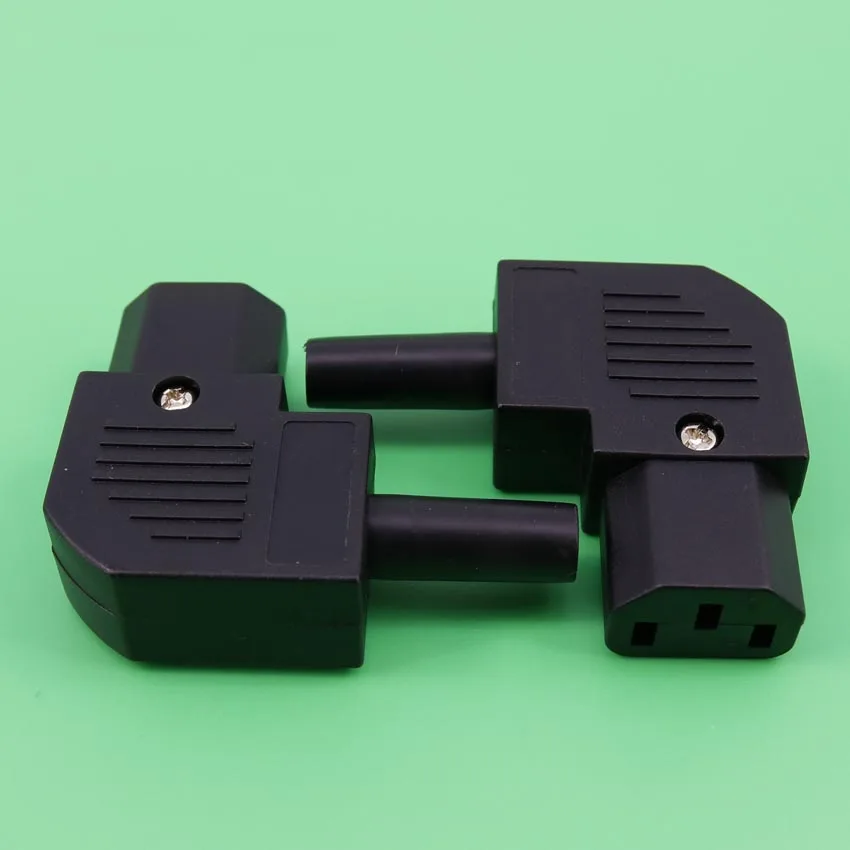 YuXi IEC320 C13 Female Plug Right Angle Side Entry / UPS Audio socket