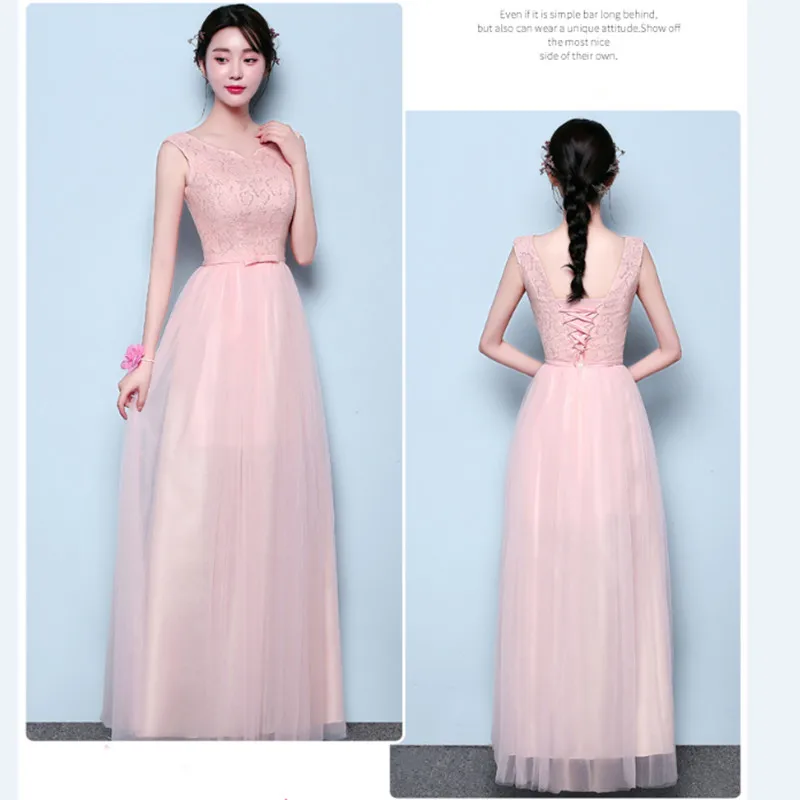 YNHS003F # розовые платья подружек невесты выпускное платье длинное вечернее для