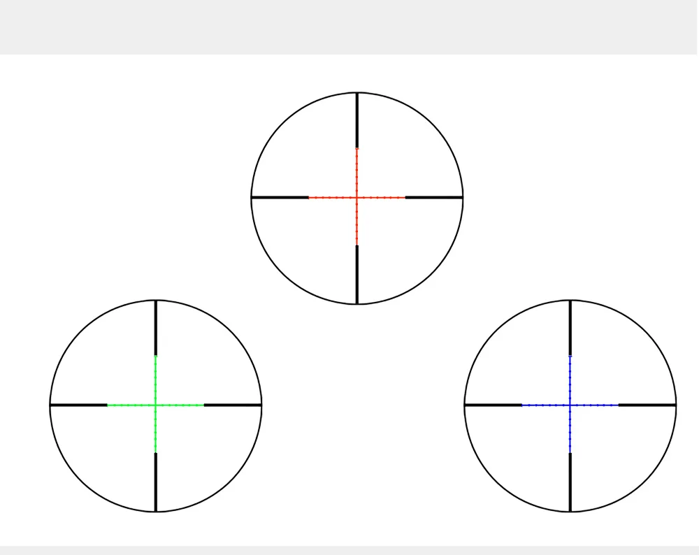 1,5-4x30 Tratical охотничий прицел RGB с подсветкой Оптический прицел освещение Регулируемая оптическая винтовка