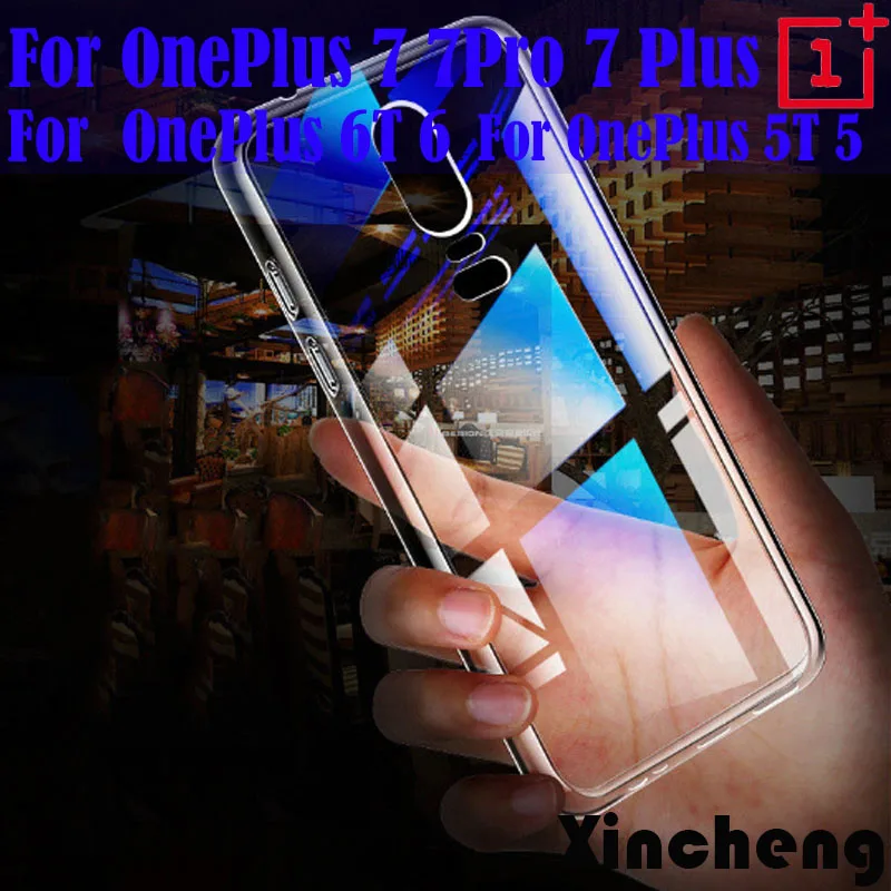 Clear Transparent Silicone Case For font b Oneplus b font font b 7 b font 7Pro