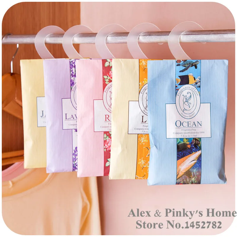 

1pc Hanging Spices Wardrobe Sachets Wardrobe Pest Control Mildew Odor Aromatherapy Sachet Bags Air Freshener For Homes