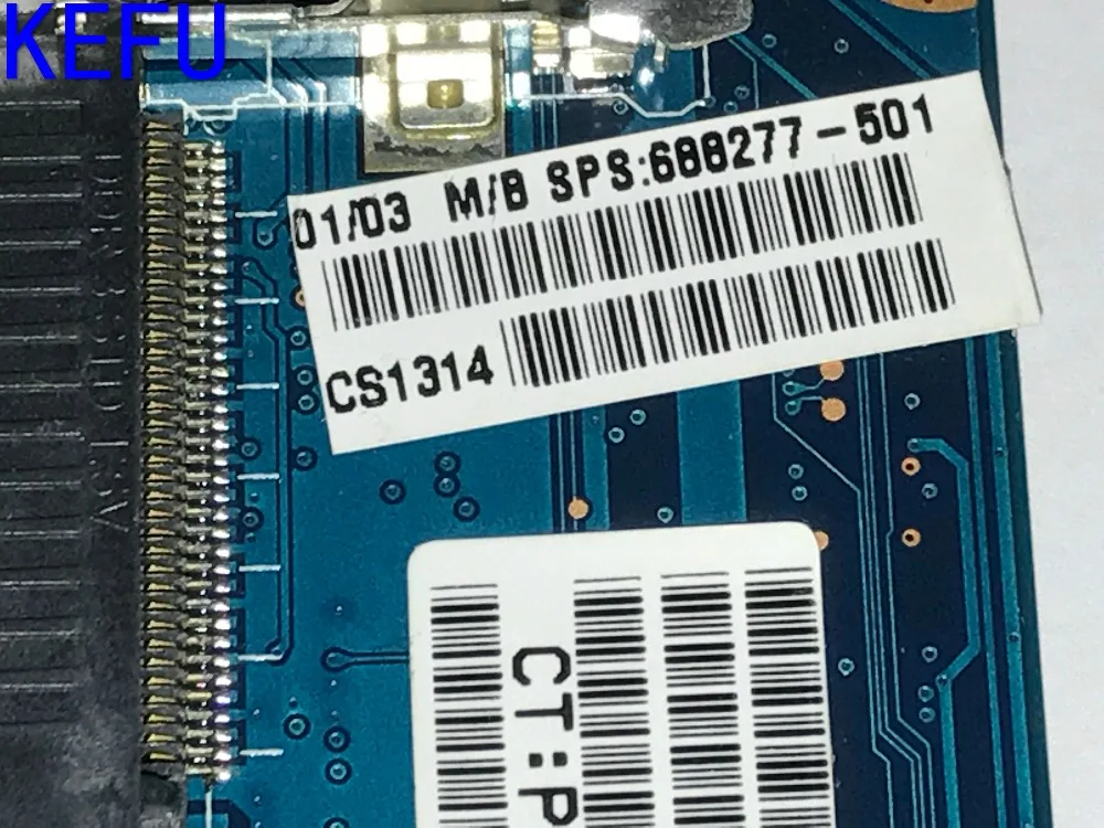 Материнская плата KEFU для ноутбука HP 1000 2000 CQ45 полностью протестированная со