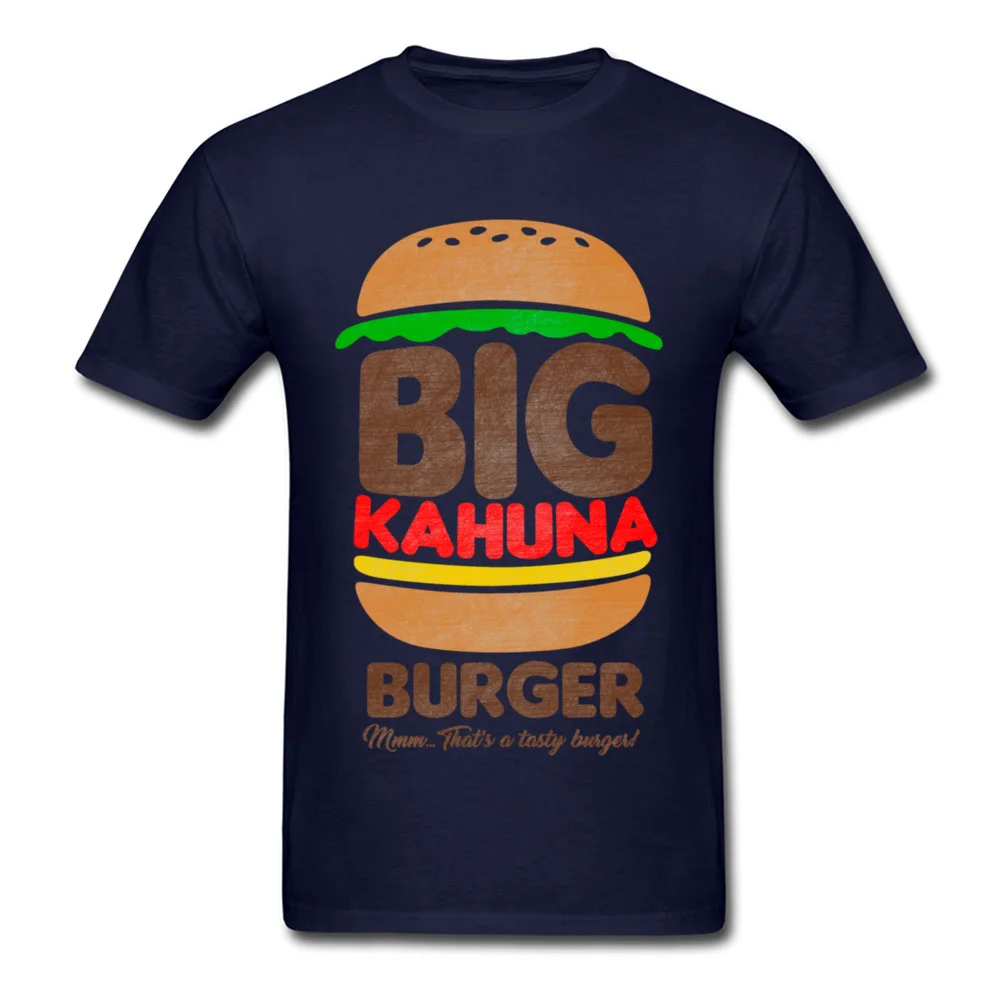 Crew Neck big kahuna burger 5902 100% Cotton Fabric Mens Top T-shirts Unique Short Sleeve Tees 2018 Discount Summer Sweatshirts big kahuna burger 5902 navy