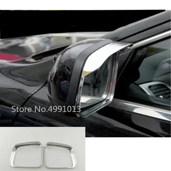 

For Jeep Grand Cherokee 2014 2015 2016 2017 2018 Car Rear Rearview Side Glass Mirror Trim Frame Rain Shield Sun Visor Eyebrow