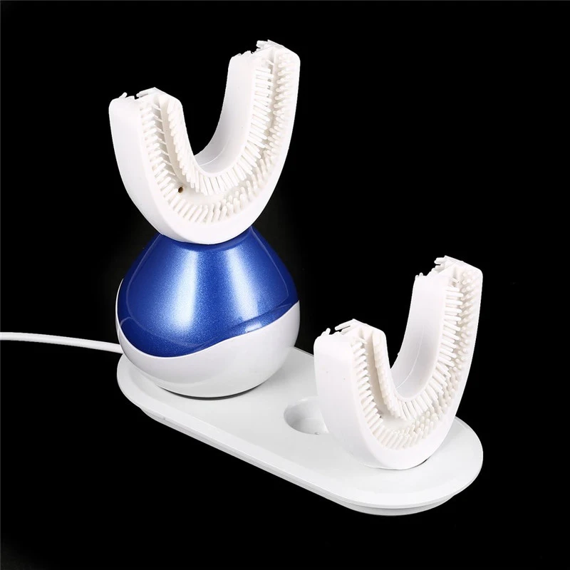 EAS-перезаряжаемая 360 градусов Автоматическая умная ленивая зубная щетка электрическая быстрая Чистка звуковая отбеливающая зубная щетка с