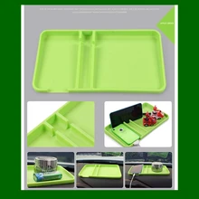 Приятный внешний вид, силиконовый автомобильный коврик, нескользящий коврик, держатель, противоскользящий автомобильный Противоскользящий коврик, аксессуары для автомобиля, подходит для всех автомобилей