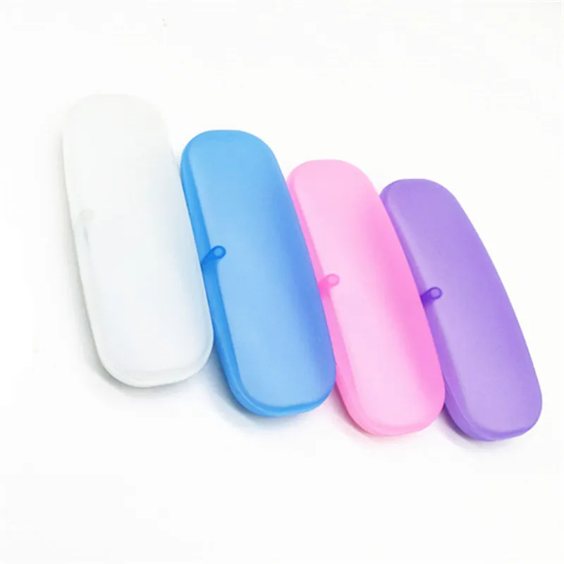 Clear Sunglasses Case Hard Plastic Plain Glasses Holder Box Portable