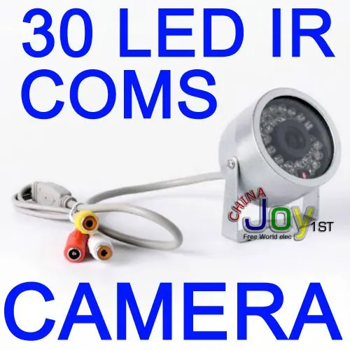 Оптовая продажа 30 LED ИК День Ночь CMOS цветная камера видеонаблюдения|cctv dc power supply|cctv