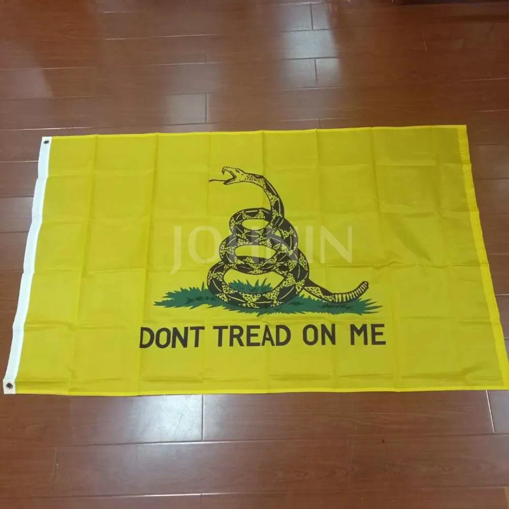 Йонин 90*150 см liberty or death black dont tread on me Чай Вечерние погремушки змея gadsden флаг