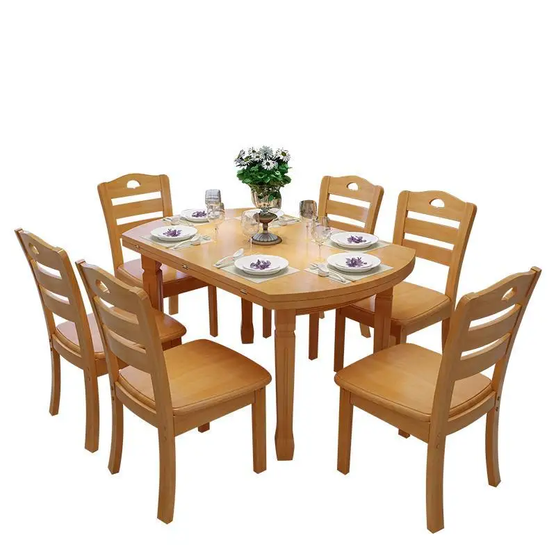

Eet Tafel Tavolo A Langer Tisch Yemek Masasi Dinning Set Shabby Chic Wooden De Jantar Mesa Comedor Desk Bureau Dining Room Table