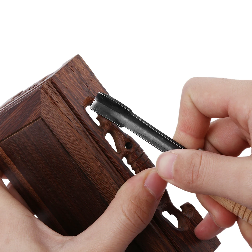 6 шт./компл. дятел сухой резьба по дереву ручная инструменты чип детальный набор стамесок инструмент для ножей DIY ручной работы