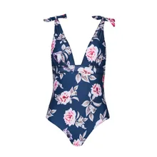 Сексуальное женское белье, пижамы, красивые сексуальные Бандажи, сиамские, цветочный принт, пуш-ап, женский купальник, пляжная одежда, бикини