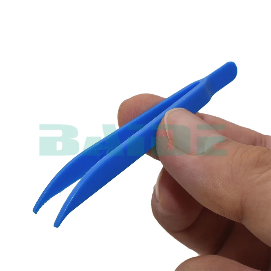 

Mini Disposable Plastic Tweezers for Children DIY Handwork Crafts Small Beads Forceps Wholesale 1000pcs/lot