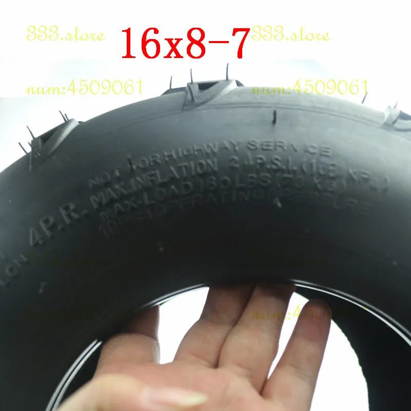 Atv 7 дюймовые шины 16X8 ''дюймовые внутренние трубные колеса 50 70 110 125cc ATV Quad Багги