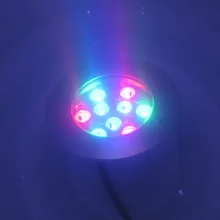 18 Вт RGB светодиодный подводный светильник для пруда, погружной светильник для бассейна, светильник на батарейках для свадебной вечеринки