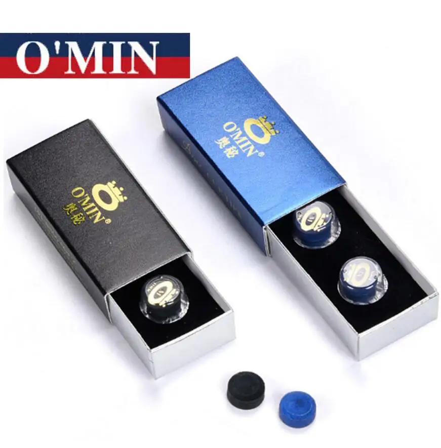 

O'MIN New Two Pieces Snooker Cue Tip 11mm M Billiard Accessory Professional Durable High Quality Pool Cue Tips China 2019