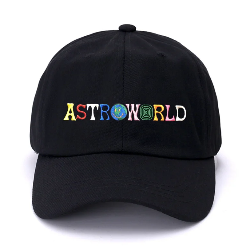 ASTROWORLD папа шляпа Трэвис Скоттс последний альбом Astroworld Кепки хлопок высокое качество вышивка бейсбол s дропшиппинг