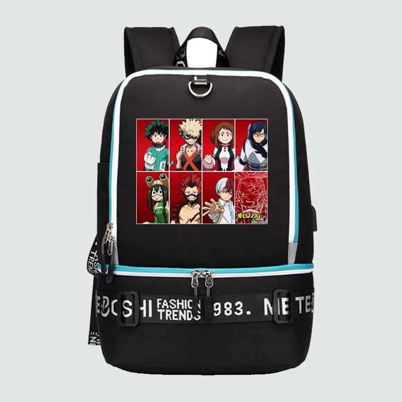 My Hero Academia Bakugou Women Travel Backpack Canvas School Bags for
