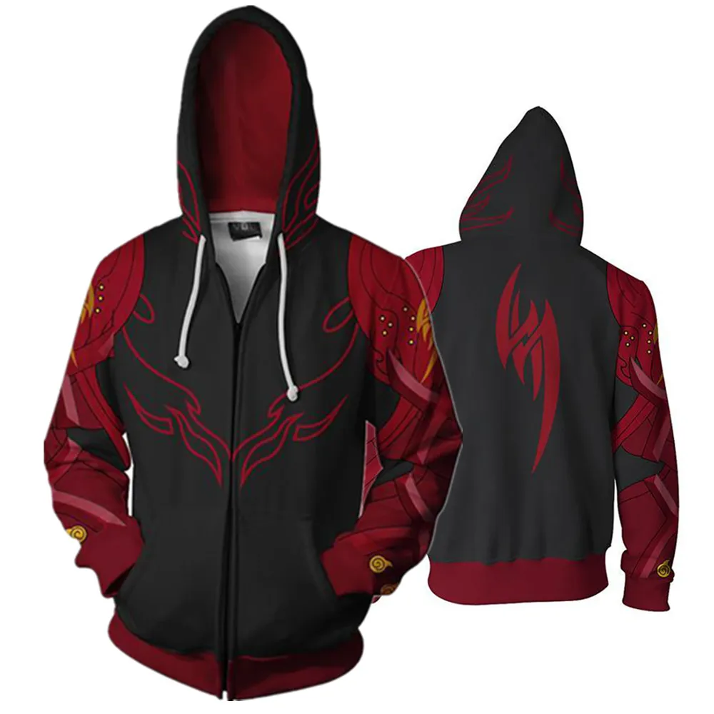 Game Tekken Full Zip Thin Hoodies Cool Pullover Coat Jacket Unisex ...