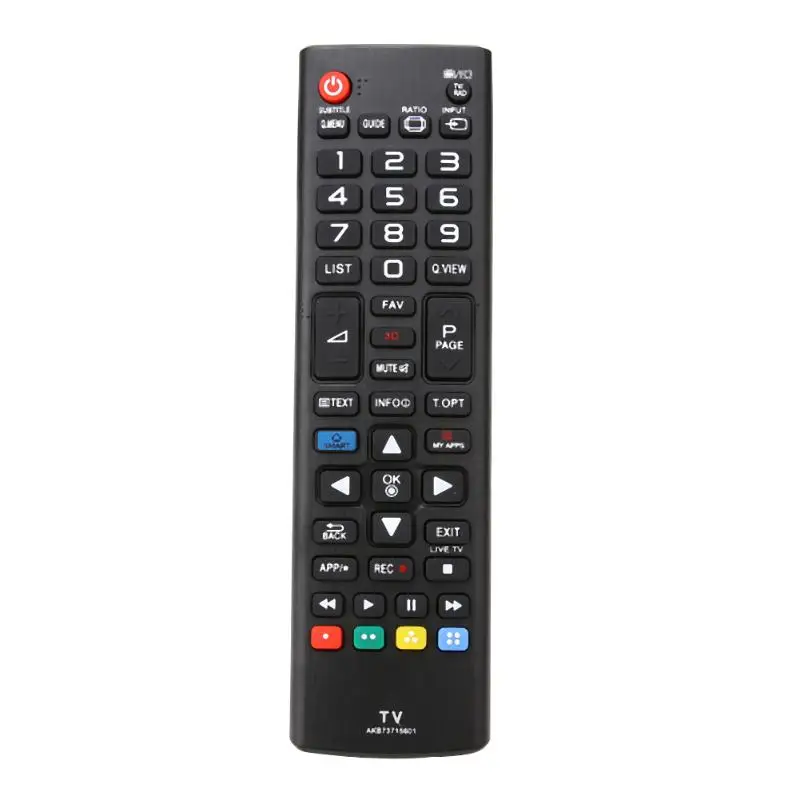 

ALLOYSEED Black TV Remote Control, Replacement TV Control 17 x 4.5cm For LG 55LA690V 55LA691V 55LA860V 55LA868V AKB73715601